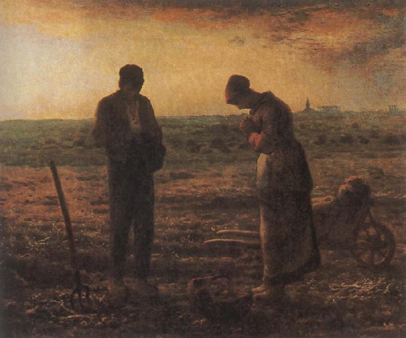 Jean Francois Millet The Angelus oil painting picture